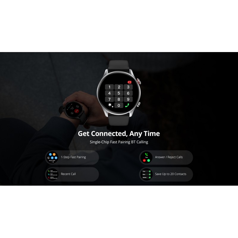 Monte connectée Motive 6C Pro space SW64 Noir - Riversong