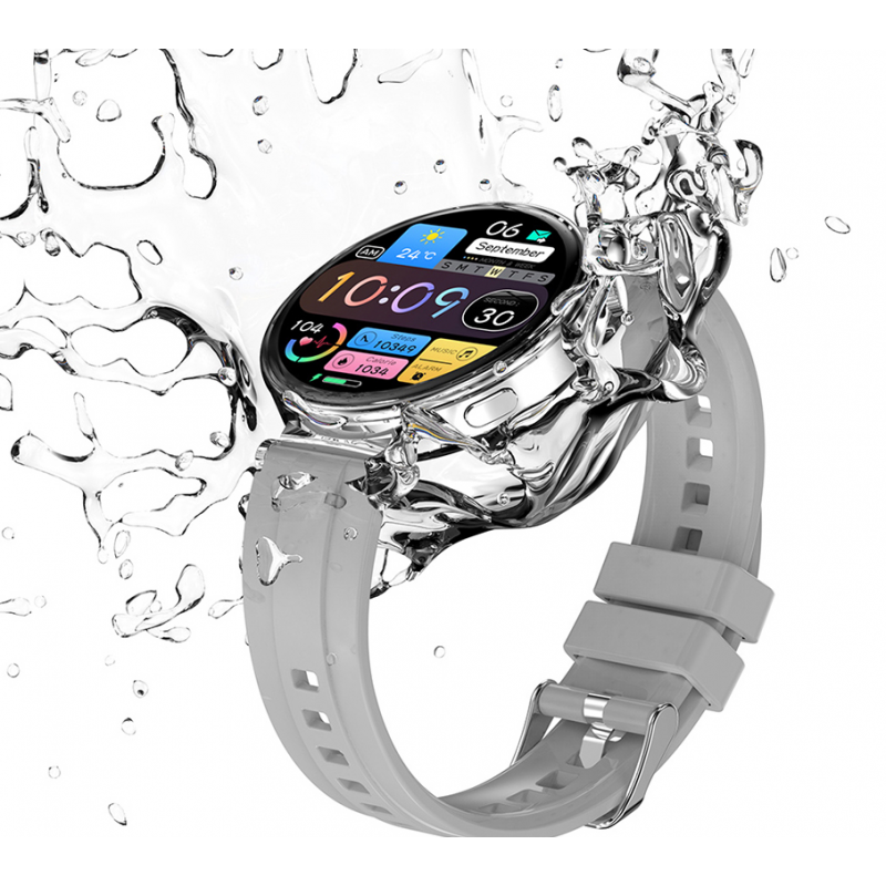 Montre connectée GT4 Mini AMOLED noire - XO