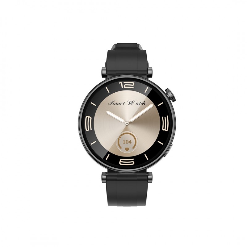 Montre connectée GT4 Mini AMOLED noire - XO