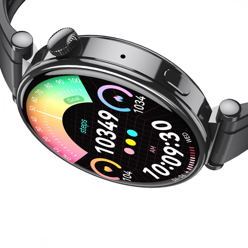 Montre connectée GT4 Mini AMOLED noire - XO