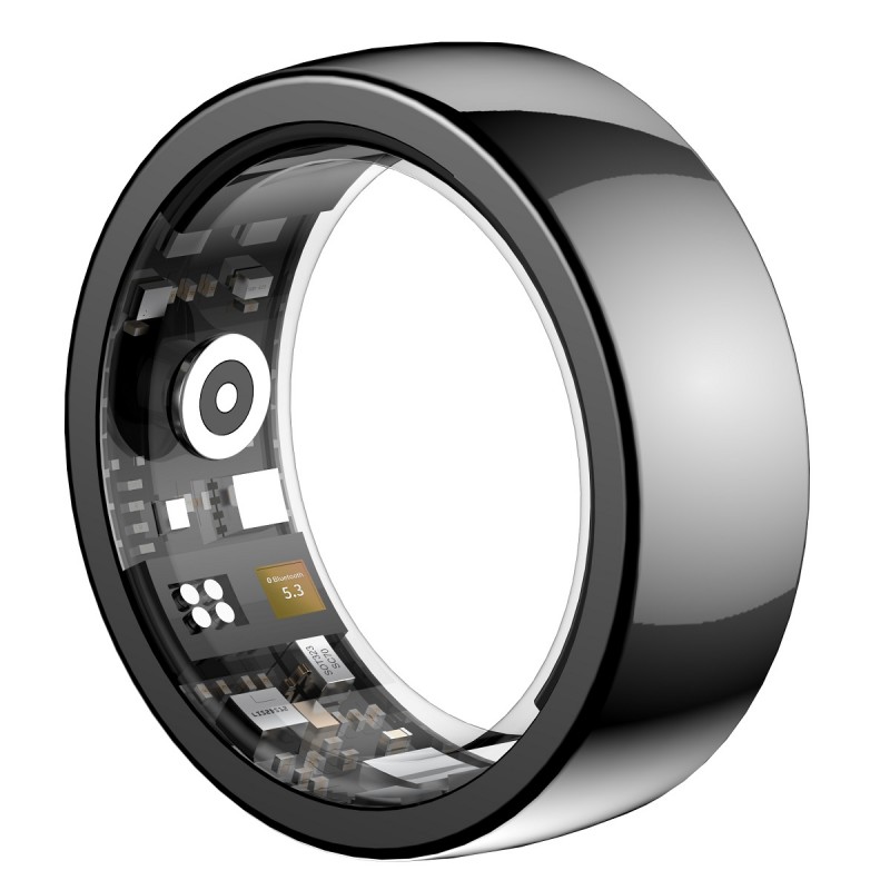 Bague connectée Trinity SR01 Noir Taille 10 diamètre 20mm - Riversong