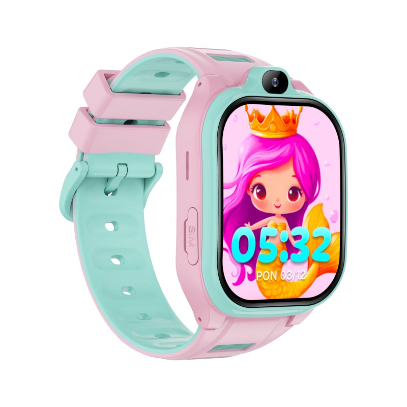 Montre connectée pour enfants, GPS, Wi-Fi et 4G Boost KW-530, Rose - Forever