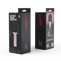 Microphone Bluetooth avec haut-parleur MXBM-600 Rose- Maxlife