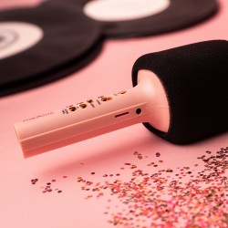Microphone Bluetooth avec haut-parleur MXBM-600 Rose- Maxlife