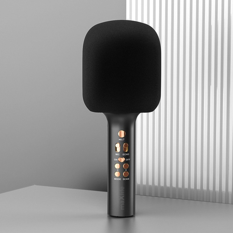 Microphone Bluetooth avec haut-parleur MXBM-600 - Noir- Maxlife