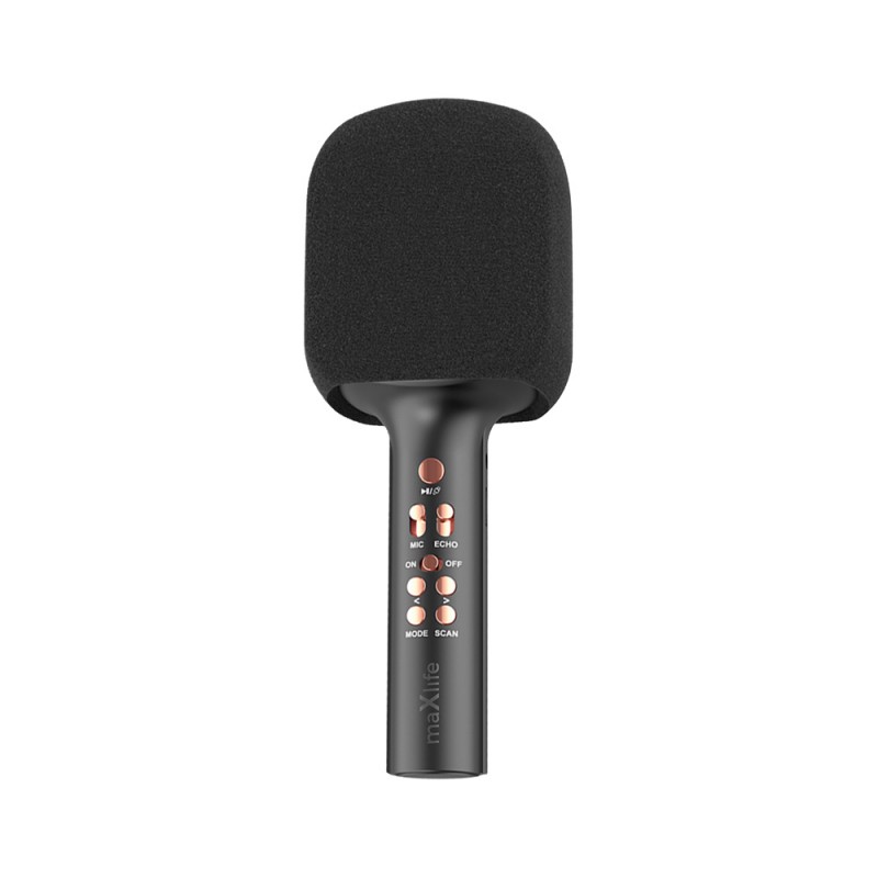 Microphone Bluetooth avec haut-parleur MXBM-600 - Noir- Maxlife