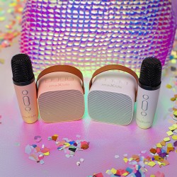 Enceinte karaoké Bluetooth MXKS-100 Blanche - Maxlife