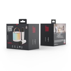 Enceinte karaoké Bluetooth MXKS-200 Blance - Maxlife
