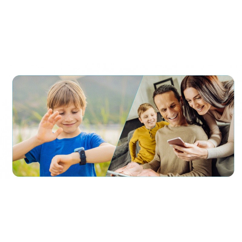 Montre connectée pour enfants, GPS, Wi-Fi, 4G See Me! 3 KW-320, Bleu - Forever