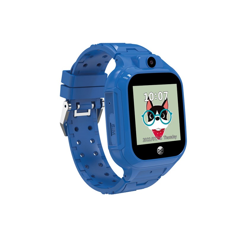 Montre connectée pour enfants, GPS, Wi-Fi, 4G See Me! 3 KW-320, Bleu - Forever