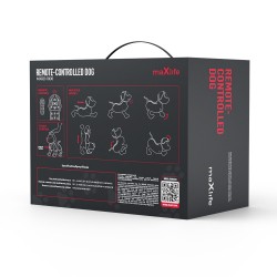 Chien télécommandé MXRD-100 commandes vocales en anglais Maxlife - blanc