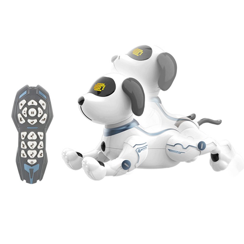 Chien télécommandé MXRD-100 commandes vocales en anglais Maxlife - blanc