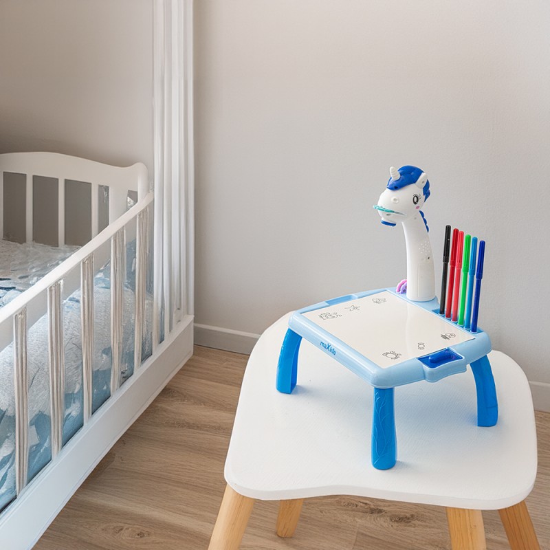 Table à dessin avec Projecteur MXDP-200 - bleu - Maxlife