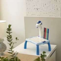 Table à dessin avec Projecteur MXDP-200 - bleu - Maxlife