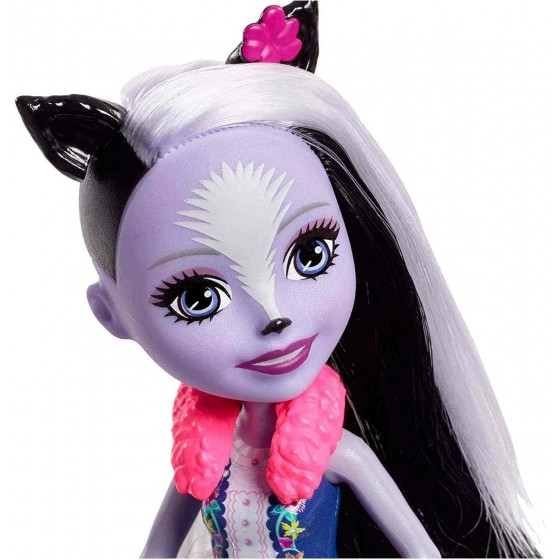 Enchantimals - Coffret Mini Poupée - Moufette Joue De La Batterie