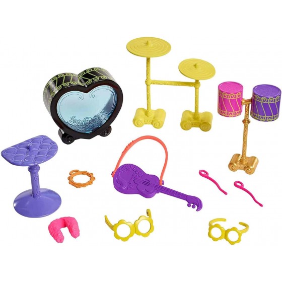 Enchantimals - Coffret Mini Poupée - Moufette Joue De La Batterie