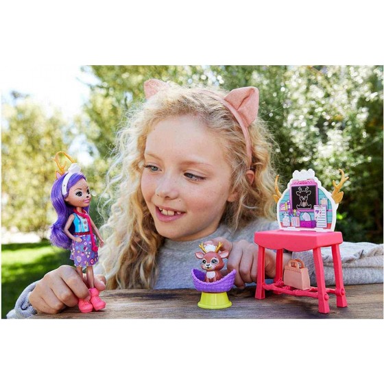 Enchantimals - Coffret Mini Poupée - Caring Vet - Vétérinaire