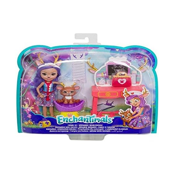 Enchantimals - Coffret Mini Poupée - Caring Vet - Vétérinaire