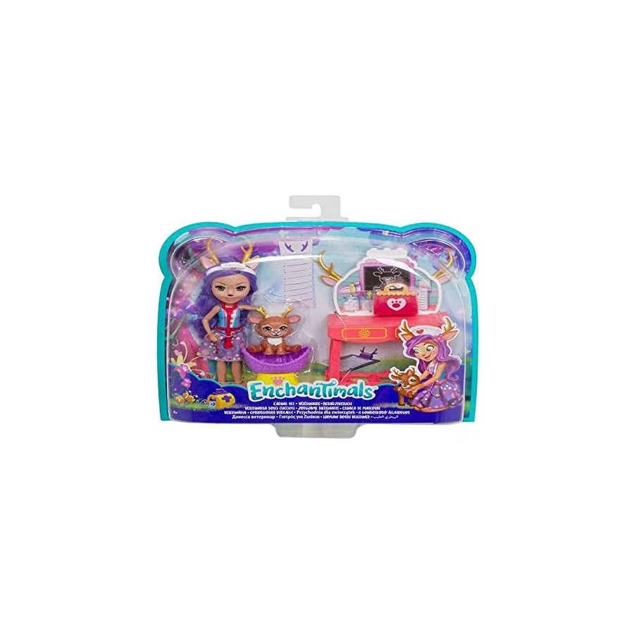 Enchantimals - Coffret Mini Poupée - Caring Vet - Vétérinaire