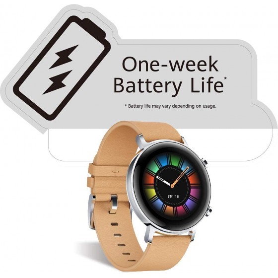 Montre connecté HUAWEI DAN-B19 - GT2 - 42MM - Beige Gravier