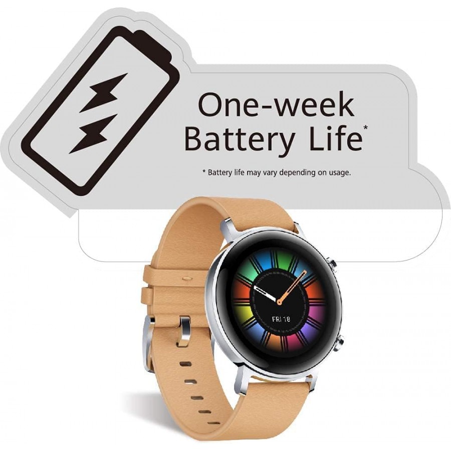 Montre connecté HUAWEI DAN-B19 - GT2 - 42MM - Beige Gravier