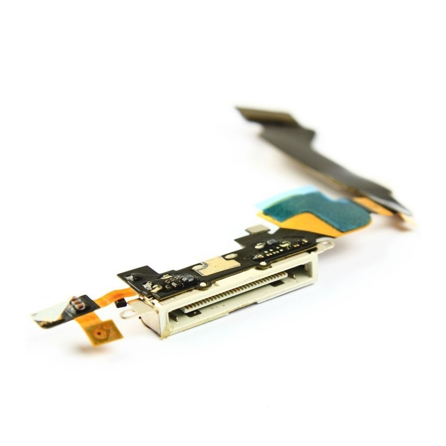 Connecteur de charge complet - iPhone 4S Blanc