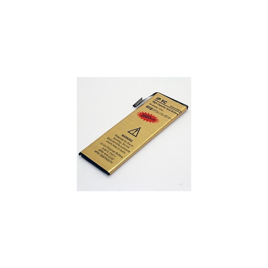 Batterie Gold Haute Capacité 2680mah - iPhone 5C