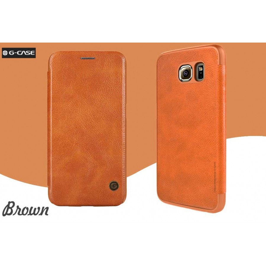 Etui Housse à rabat G-Case - Samsung Galaxy S6 