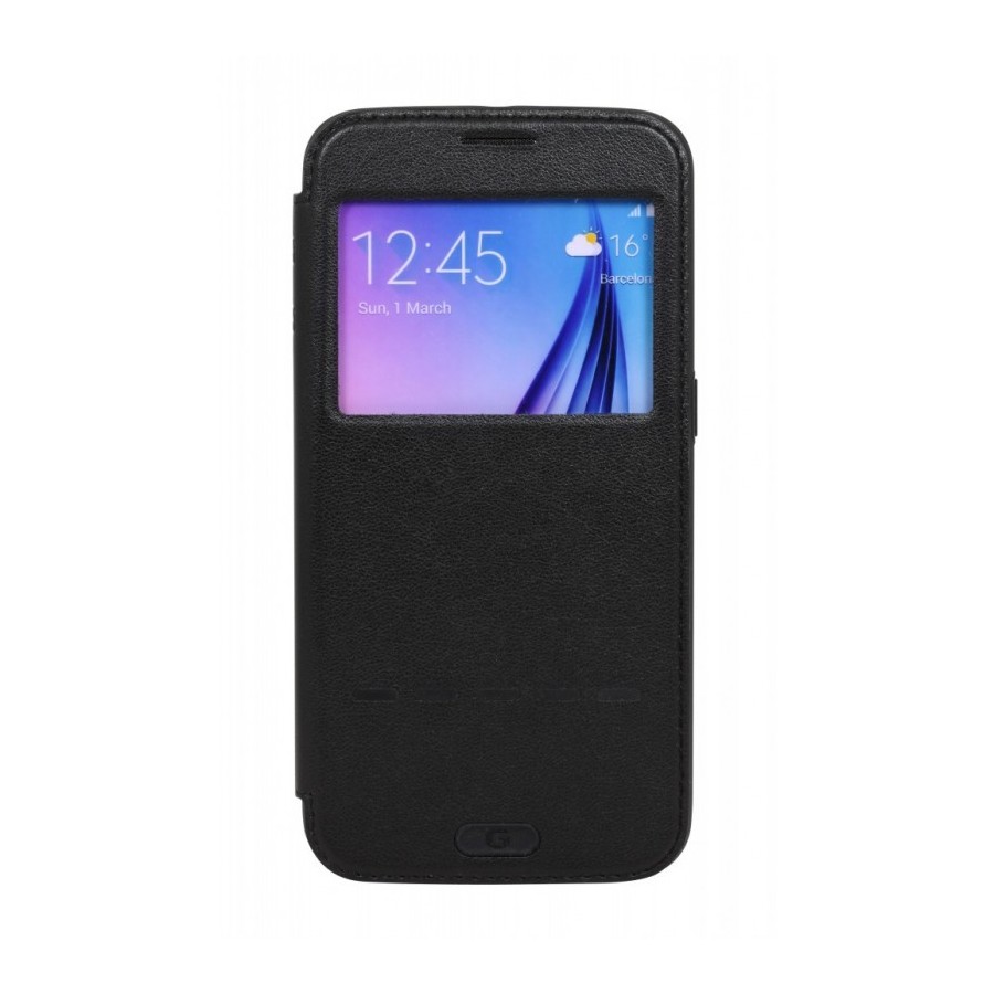 Etui Housse Noir à rabat G-Case - Samsung Galaxy S6 