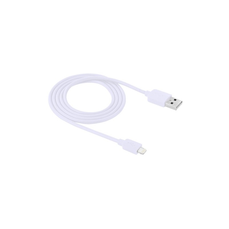 Câble USB à 8 Pins iOS9 1m - iPhone 6S/6 Plus/5/S/C Blanc