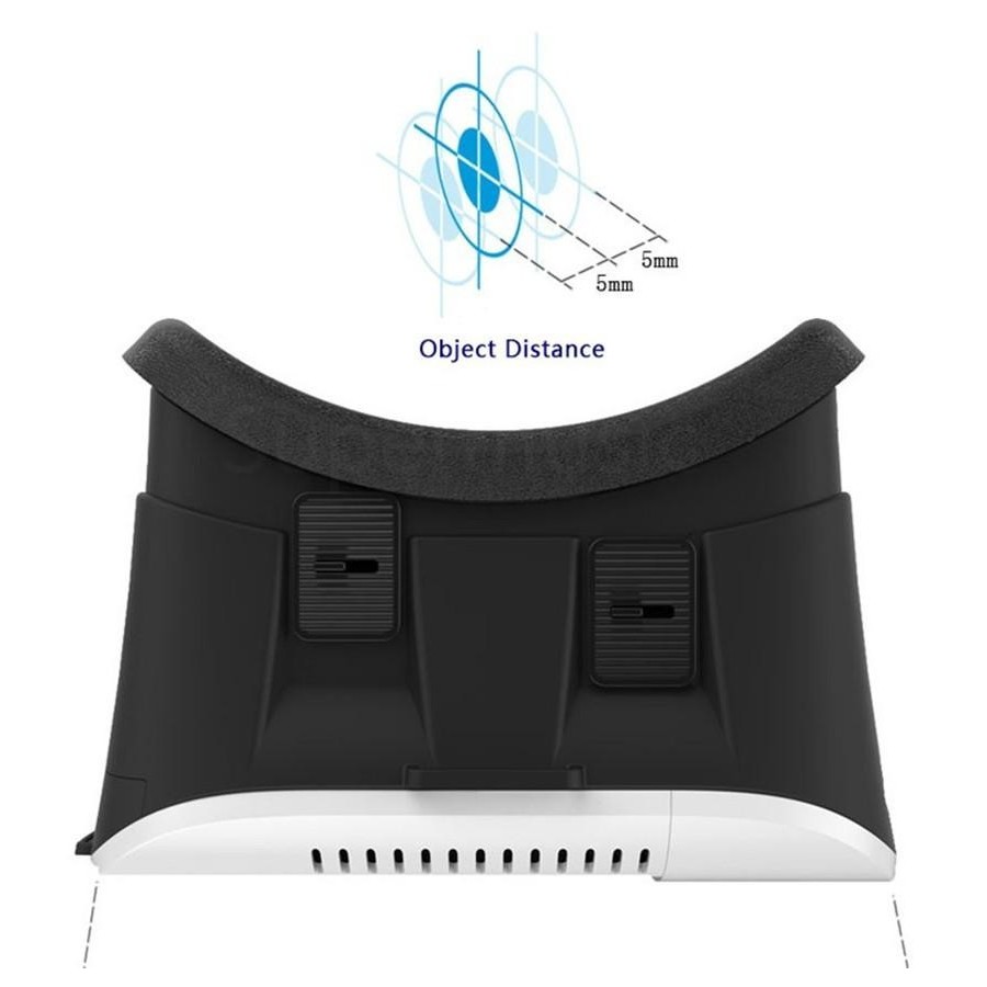 Lunettes casque réalité virtuelle 3D VR BOX Gamepad télécommande iPhone Samsung