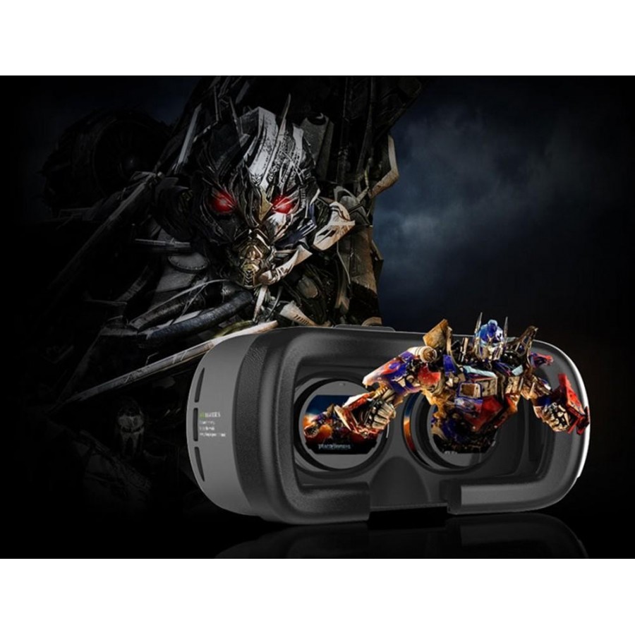 Lunettes casque réalité virtuelle 3D VR BOX Gamepad télécommande iPhone Samsung