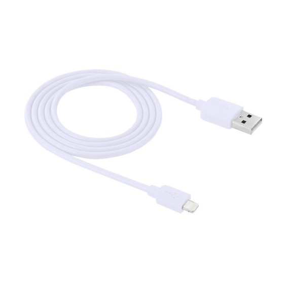 Câble Lightning USB iOS9 1m - Blanc