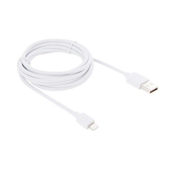 Câble USB 1m Lightning Blanc - iPhone 5/5S/5C, 6/6S, 6 Plus/6S PLus 