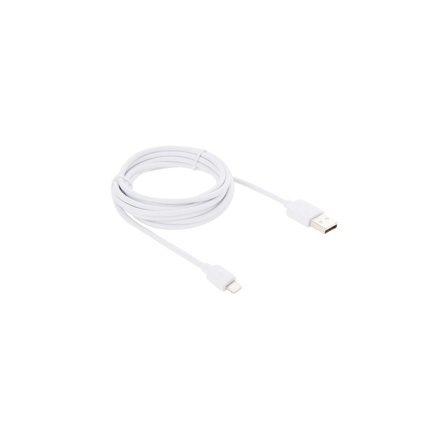 Câble USB Lightning Blanc - iPhone 5/5S/5C, 6/6S, 6 Plus/6S PLus 