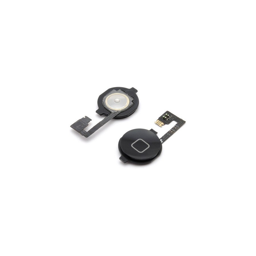 Bouton home noir + nappe - iPhone 4 Bouton home noir + nappe - iPhone 4