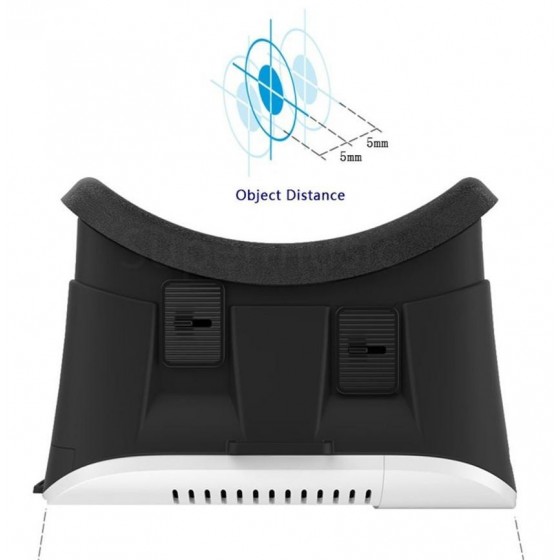 Lunettes casque réalité virtuelle 3D VR BOX Gamepad télécommande iPhone Samsung
