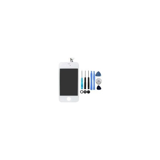 Ecran LCD Blanc pour iPhone 4S + Kit de 8 Outils