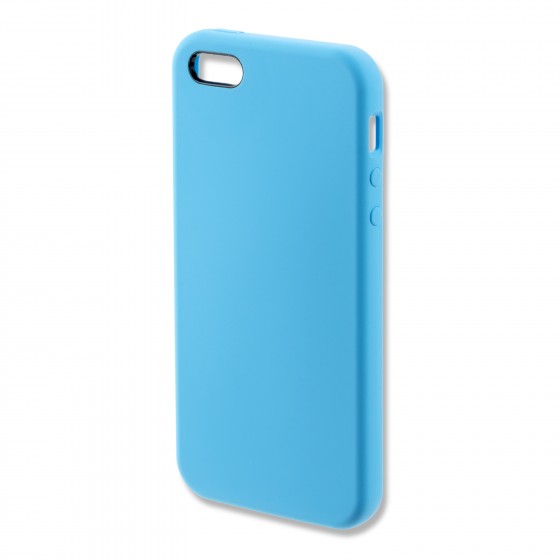 Coque Silicone 4smarts CUPERTINO  -  iPhone 5/5S/SE Bleu Claire