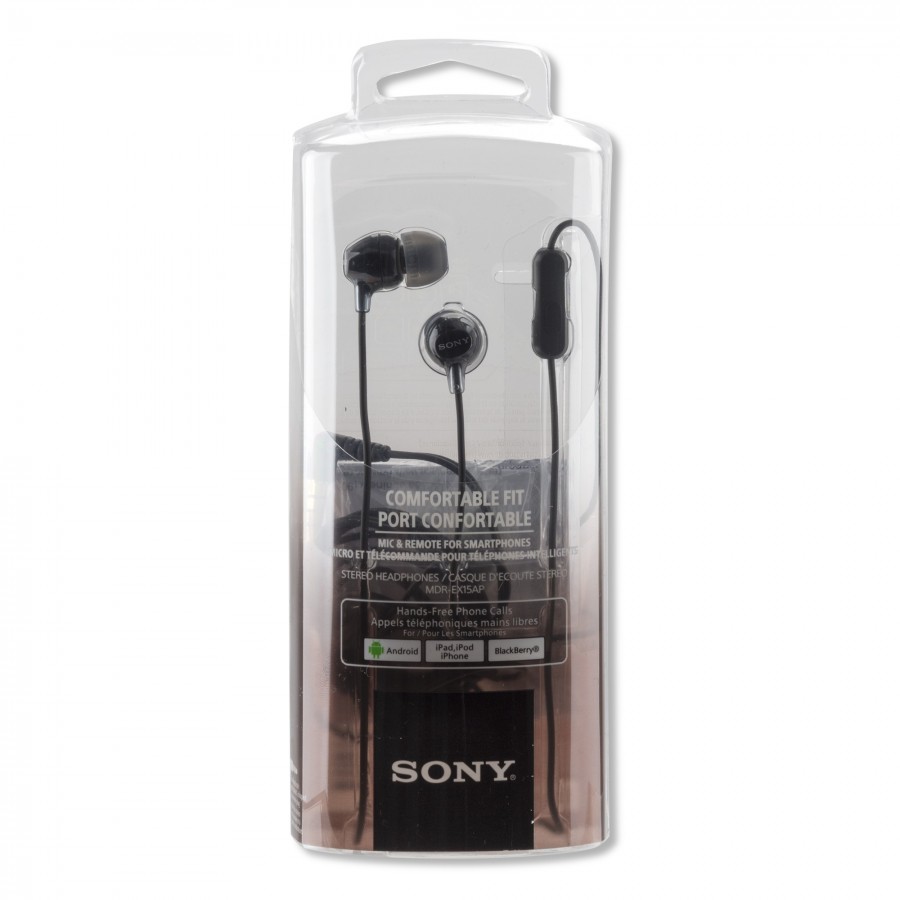 Sony Stéreo MDR-EX15AP Noir 