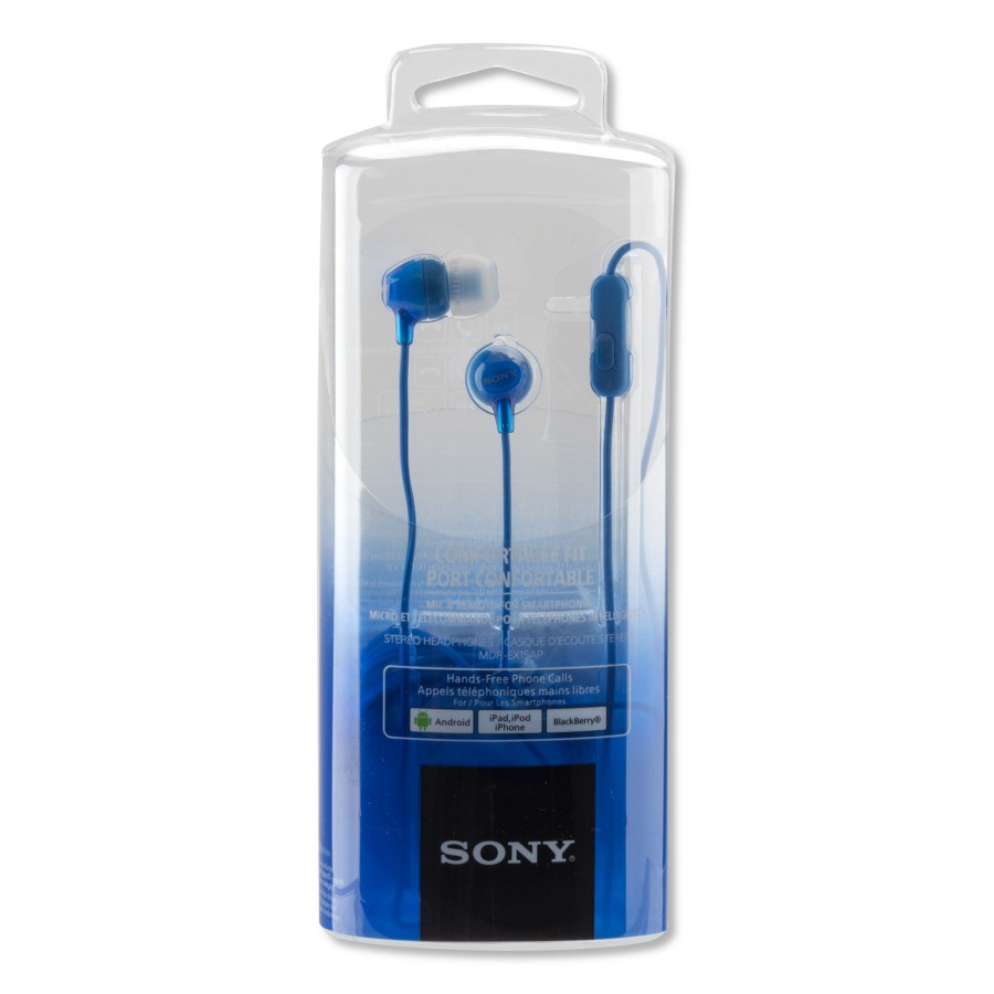 Sony Stéreo MDR-EX15AP Bleu