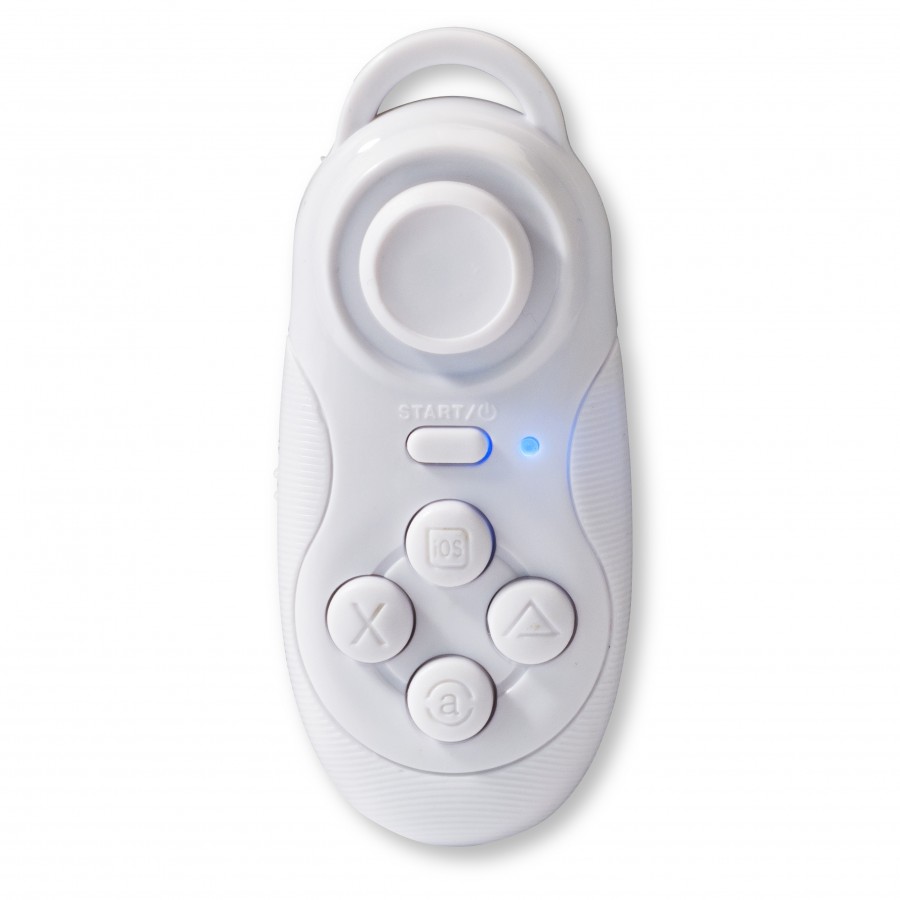 Mini GamePad Bluetooth, 4smarts Basic pour iOS et Android  - Blanc