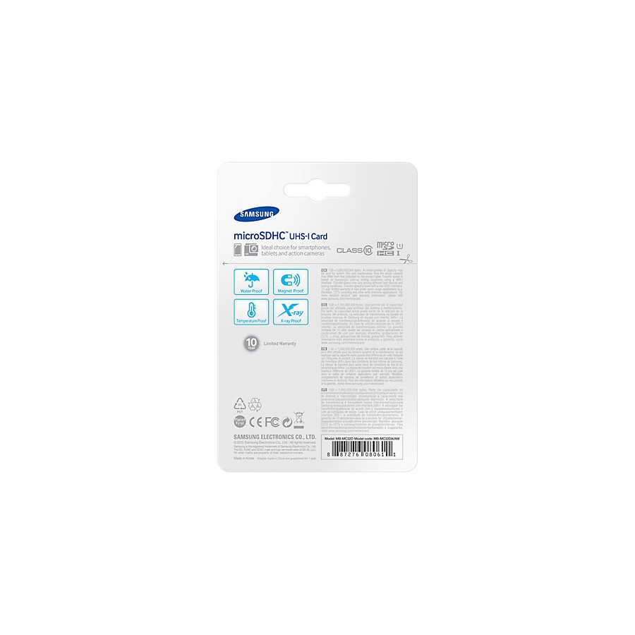 Samsung EVO MicroSD Carte 32Go MicroSDXC 