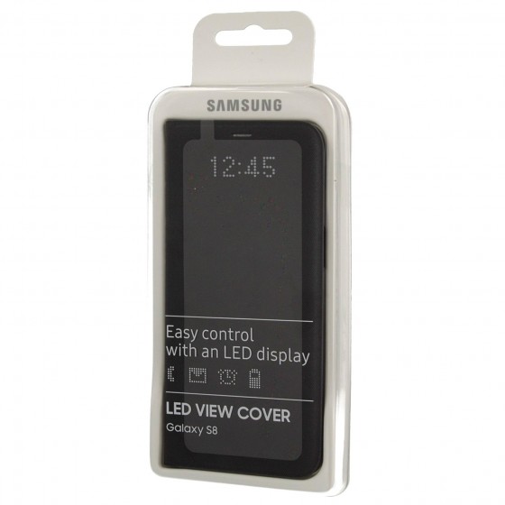 SAMSUNG Coque LED View EF-NG950PB pour Samsung Galaxy S8 - Noir