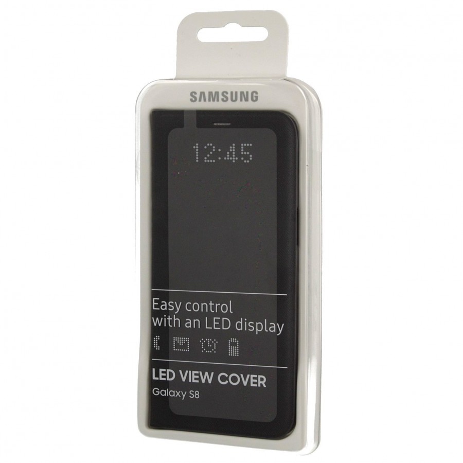 SAMSUNG Coque LED View EF-NG950PB pour Samsung Galaxy S8 - Noir