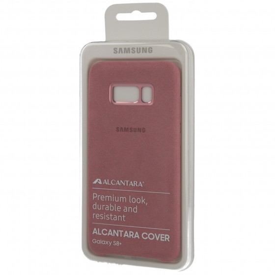 SAMSUNG Coque ALCANTARA EF-XG955AP pour Samsung Galaxy S8 Plus Rose
