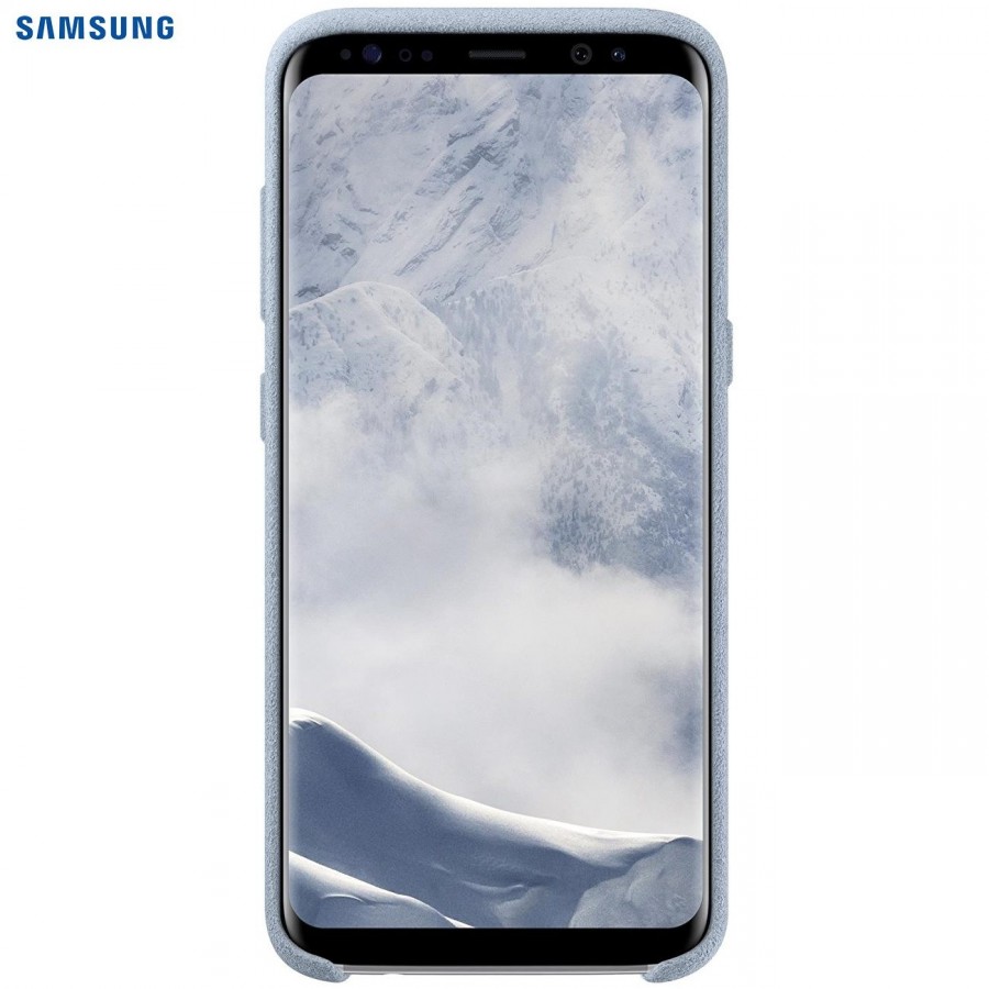 SAMSUNG Coque ALCANTARA EF-XG955AM pour Samsung Galaxy S8 Plus Gris