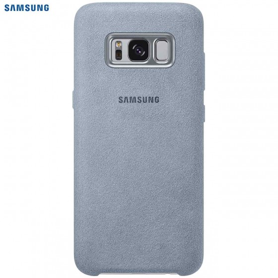 SAMSUNG Coque ALCANTARA EF-XG955AM pour Samsung Galaxy S8 Plus Gris