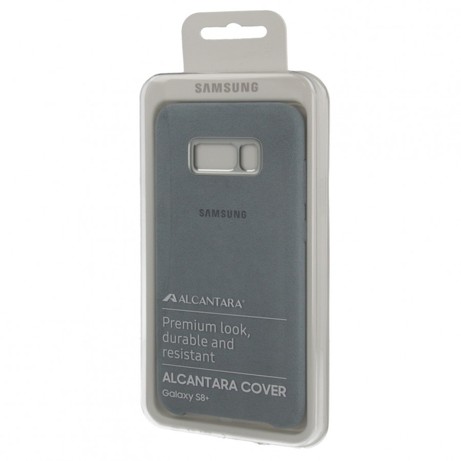 SAMSUNG Coque ALCANTARA EF-XG955AM pour Samsung Galaxy S8 Plus Gris