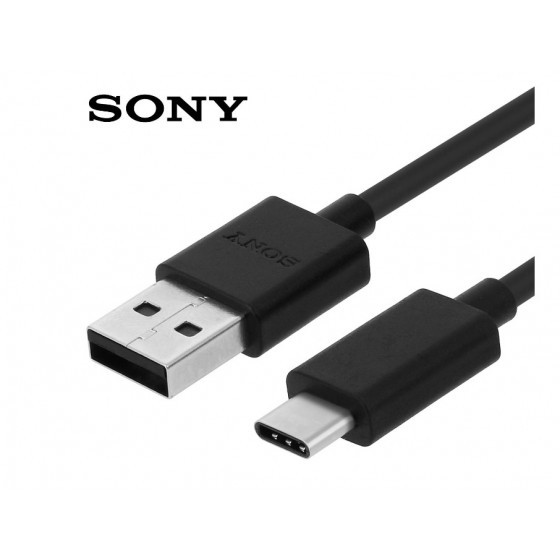 Sony Prise Chargeur Rapide UCH10 et Cable Sony Type C UCB20- Noir